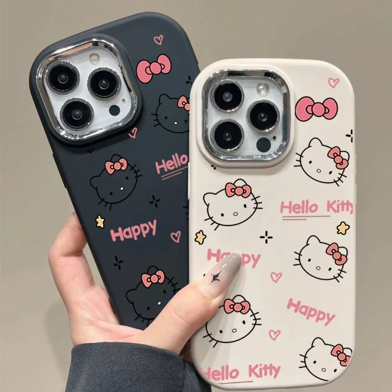 Милый чехол для телефона «Hello Kitty» OPPO Reno 13F 12F 11F 5G 7 4G 5 6 Lite 8 A78 A98 A58 A38 A18 A17 A16 A15 A57 A77 A9 2020 Фото №2