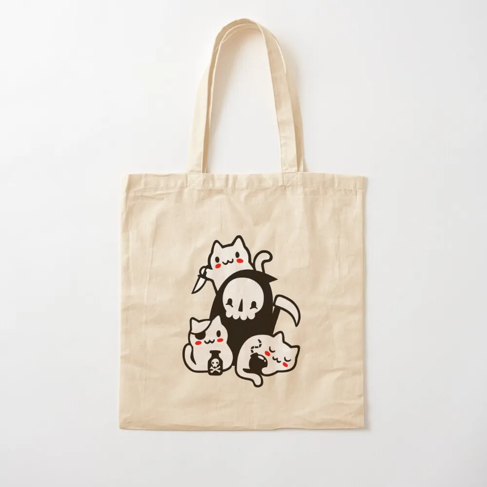 

Death's Little Helpers Tote Bag ecological bags Canvas Cloth bags shopper bags for women Canvas Tote Bag