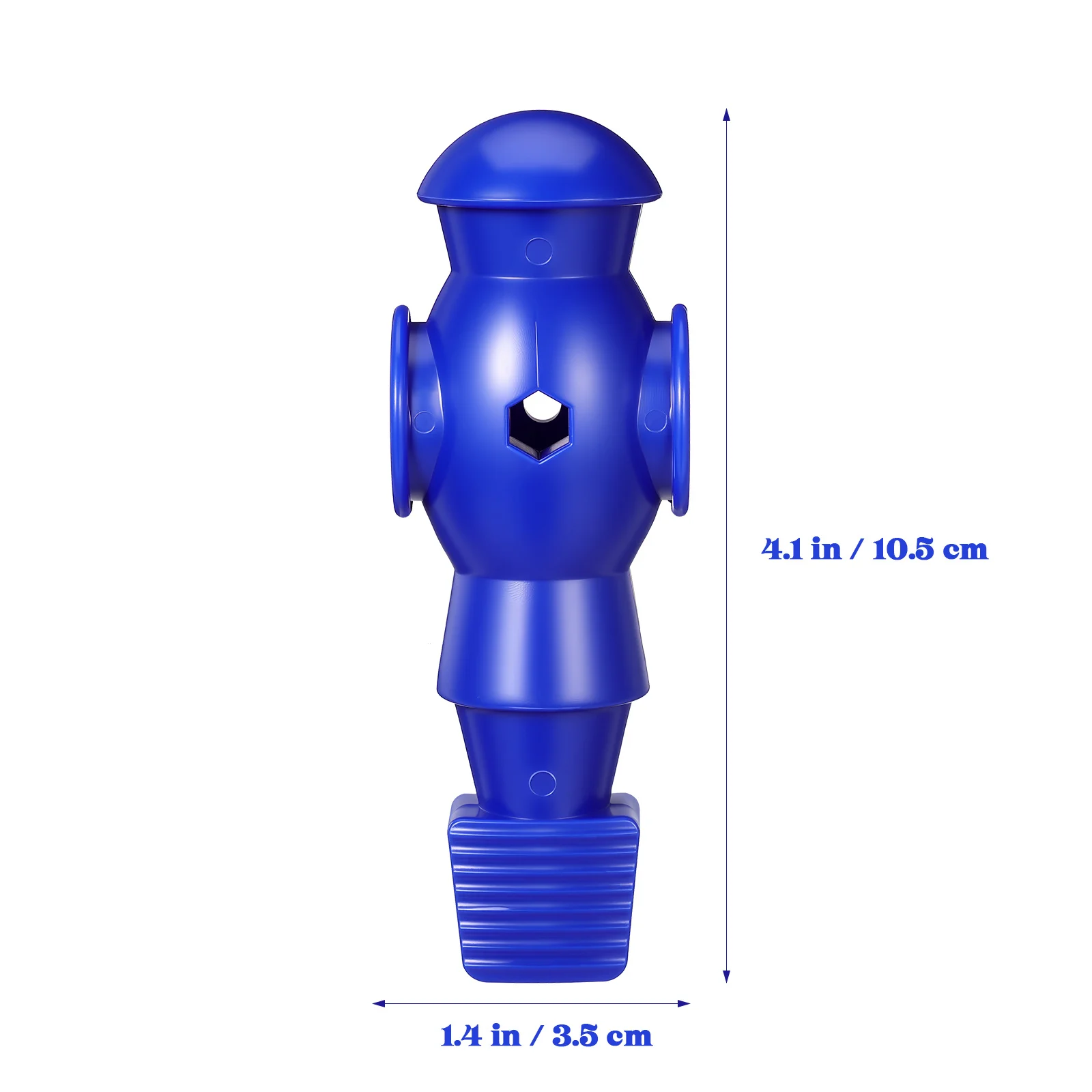 Conjunto de jogador de matraquilhos, 4 unidades, leve, à prova d'água, resina, mesa de futebol, peças de reposição, durável, jogo de futebol mecânico