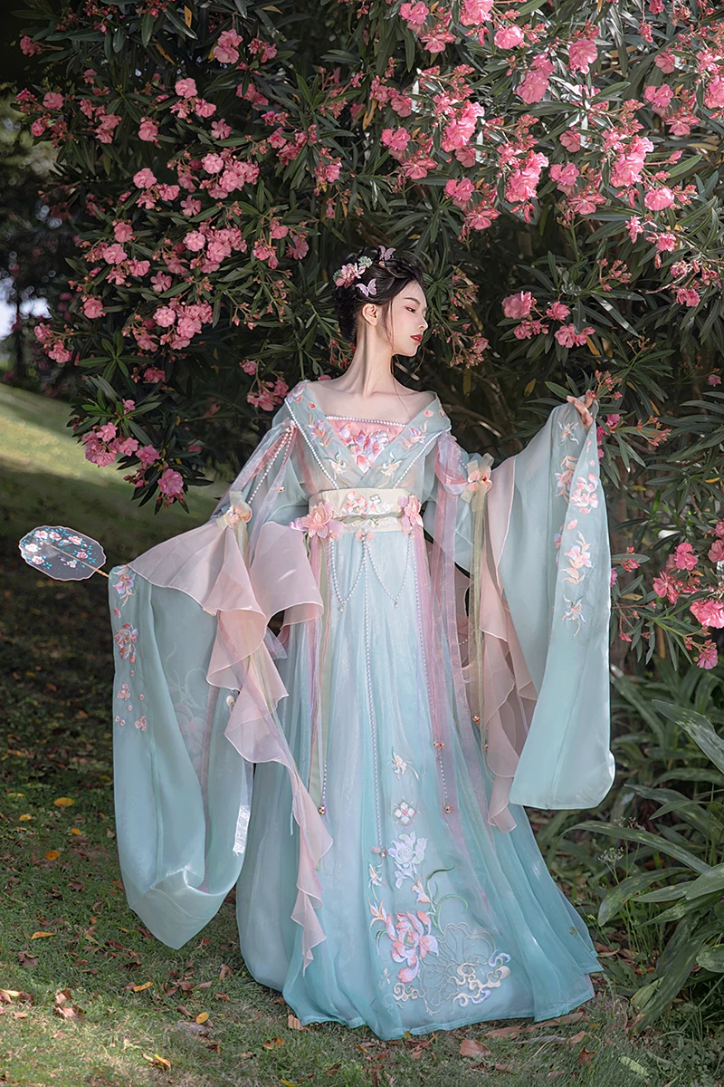 Fairy Hanfu Dress Chinese Traditional Clothing Tang Dynasty Vintage Princess Stage Dance Dress Folk Ancient Hanfu Costume
