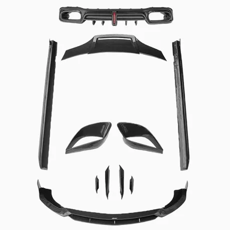 

High Quality Carbon Fiber Body Kits for Mercedes Benz E63 CMST Style Front Lip Side Skirts Rear Diffuser Spoiler Tuyere New