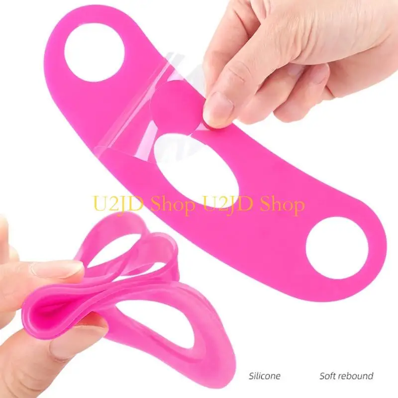 U2JD再利用可能なフェイススリミングストラップ、Vラインリフティングマスクダブルチンリデューサー、チンパッチ、フェイスリフトテープV形状フェイスベルト