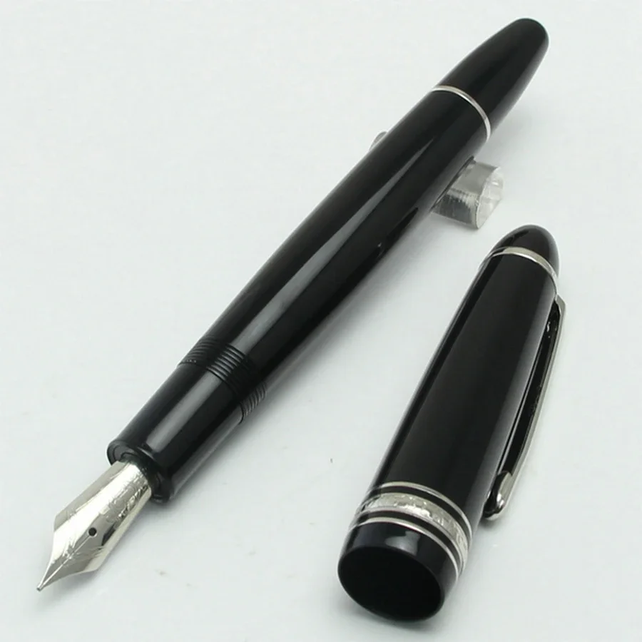 طبعة محدودة Msk-149 المكبس ملء قلم حبر MB 4810 بنك الاستثمار القومي جودة عالية 145/163 الراتنج الأسود مكتب الكتابة الرقم التسلسلي