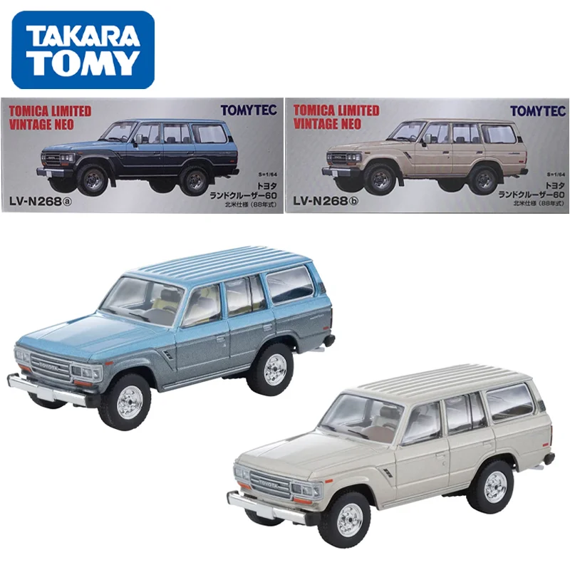 TAKARA TOMY TOMYTEC Tomica 1/64 TLV-268a/b  TOYOTA LAND CRUISER  LC60 North American Alloy Toy Motor Diecast Metal Model Gifts