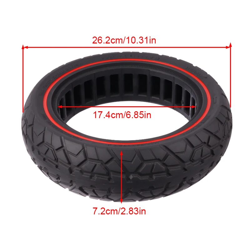 NEW For Ninebot G3/ZT3/ZT3 Electric Scooter Off-road Solid Tire 70/65-7.5 Anti-slip Explosion-proof E-Scooter Tyre
