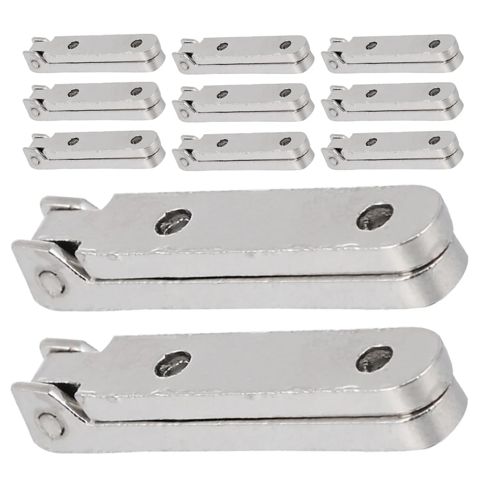 12Pcs Wood Box Hinges Zinc Alloy Right Angle Design for Jewelry Chest Cabinet Small Decorative Hinges DIY Furniture Hardware