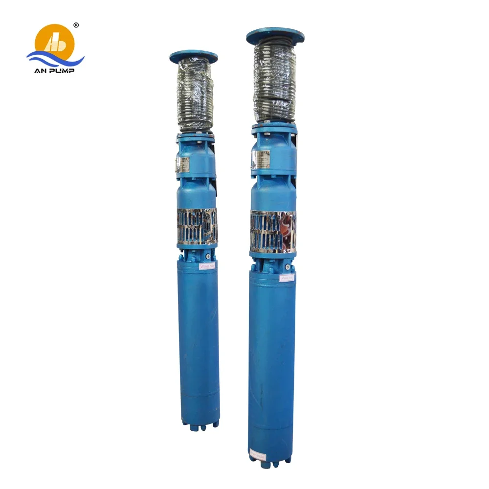 High Head Lift Submersible Borehole Multistage Stainless Steel Deep Well Water Pump