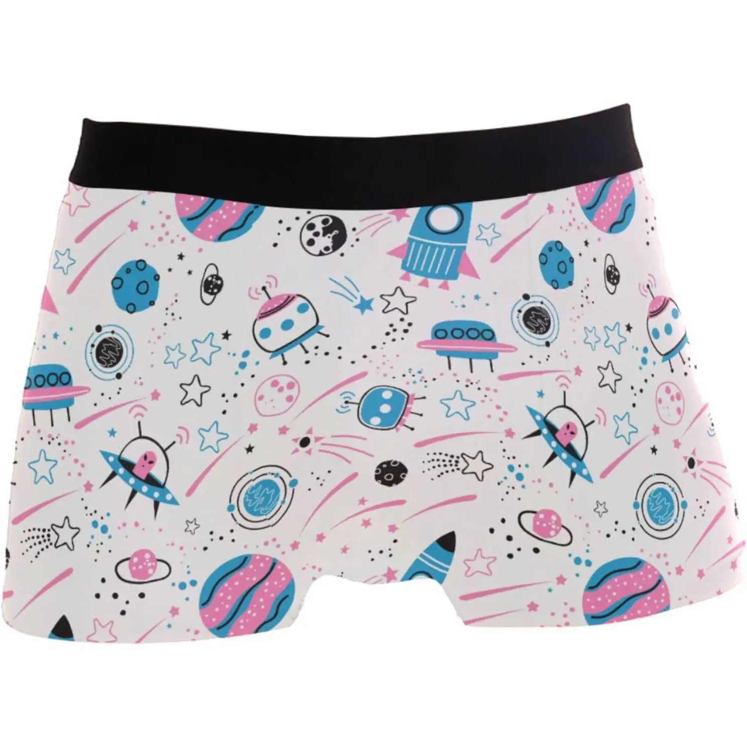 

Rocket Mens Boxer Briefs Underwear Breathable Stretch Boxer Trunk with Pouch S-XXL Underwear with Moisture-Wicking Fabric