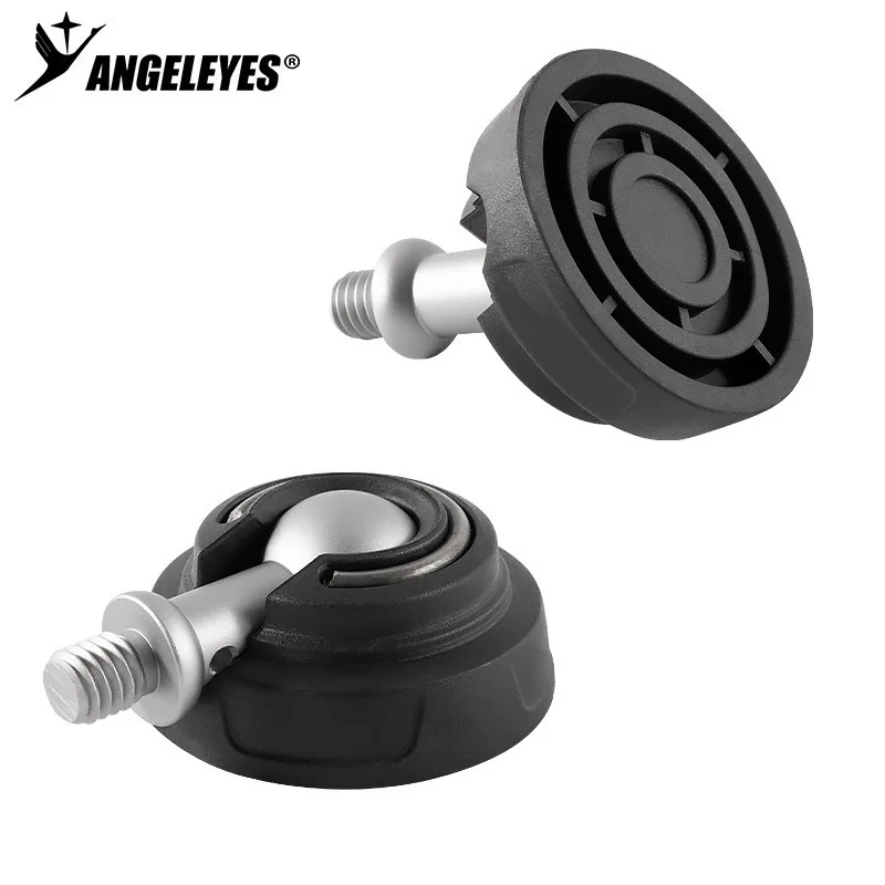 Aluminum Alloy Tripod Swivel Foot Pad, 45/50mm, 360° Rotating Universal Replacement Feet with 3/8" Thread for Tripod & Monopod
