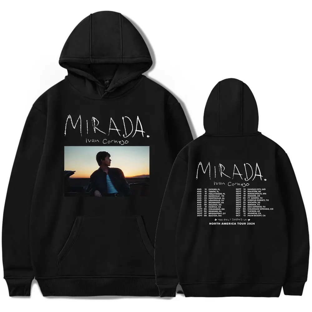 

Ivan Cornejo Mirada Tour 2024 Hoodie Sweatshirts Men Women Unisex Long Sleeve Hooded Tops Fashion Streetwear Tracksuits