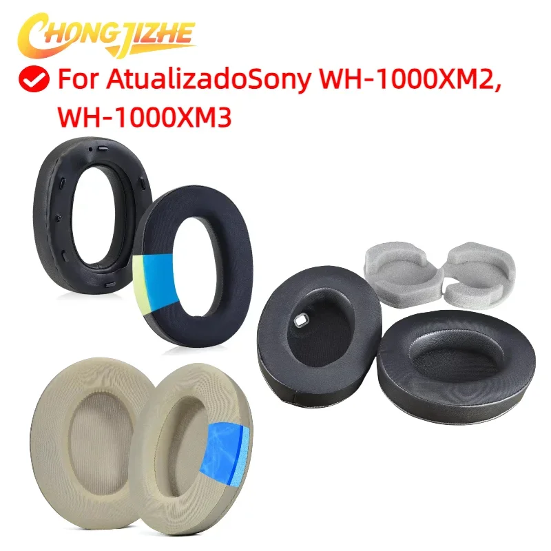 

Replacement Ice Gel Ear Pads Cushion For Sony WH-1000XM2, WH-1000XM3 Headphone Earpads Soft Leather Foam Sponge Earmuffs ，