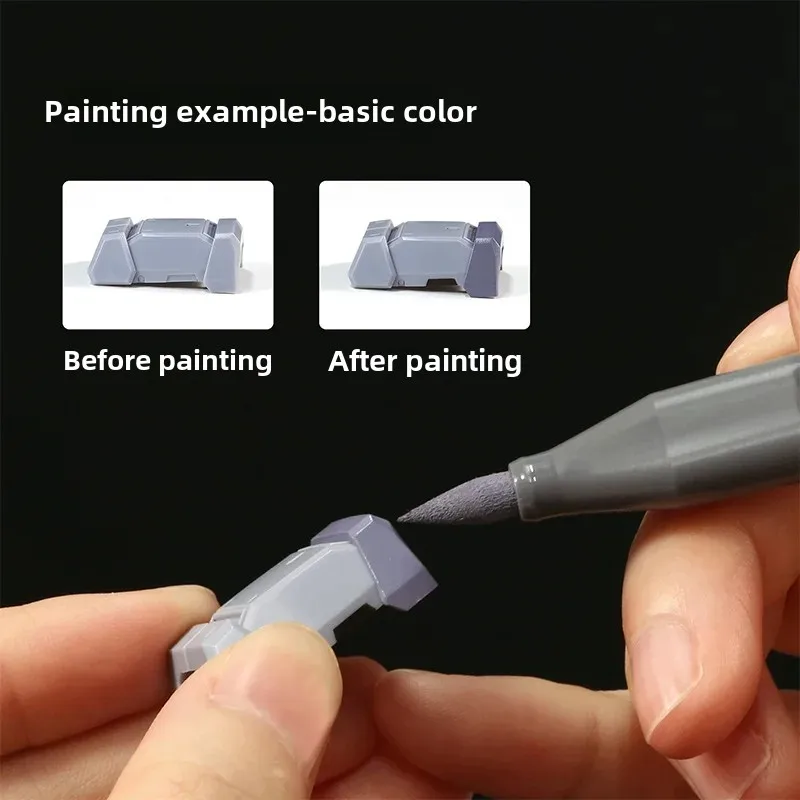 DSPIAE Environmentally Friendly Soft Head Marker Highlighter, Suitable for Model Making and Toy Enthusiasts