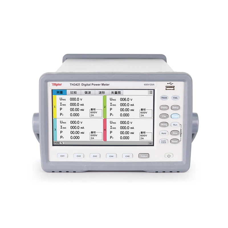 Tonghui TH3400 Series optional 3/4 channels Multi-channel Digital Power Meter TH3421 TH3422