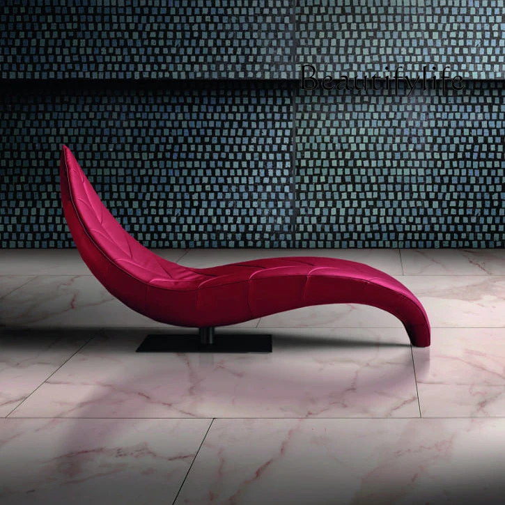 

Italian light luxury post-modern model house villa living room creative art modeling single leisure lazy recliner