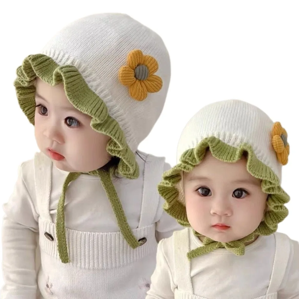 

New Warm Lace Princess Hat Windproof Coldproof Ear Protection Hat Beanie Hat Outdoor Sports