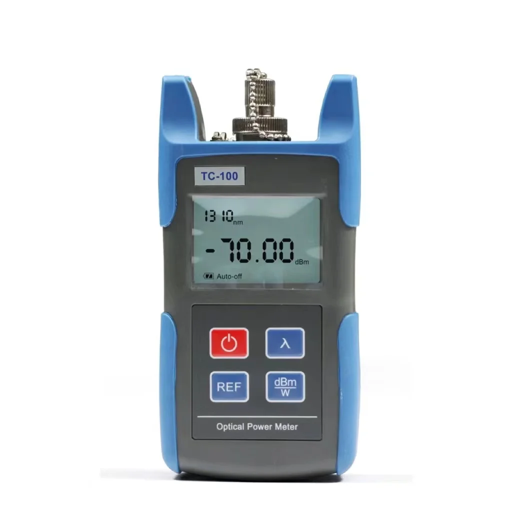 

TEKCN TC-100 Optical Power Meter Fiber Optic Identifier Fiber Optic Resolution Tester High Precision Fiber Optic Cable Tester