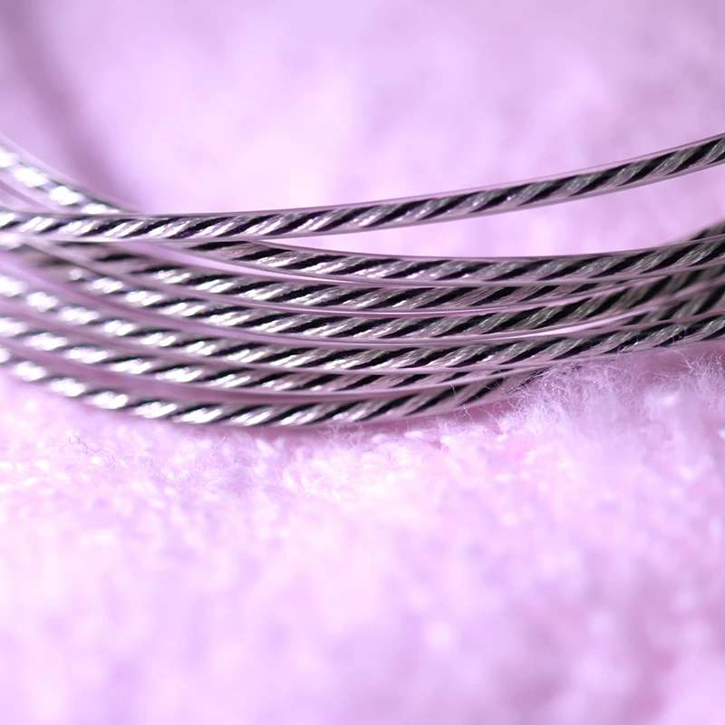 Графеновый однокристальный серебристый кабель OD: 1,6 мм для наушников «сделай сам»