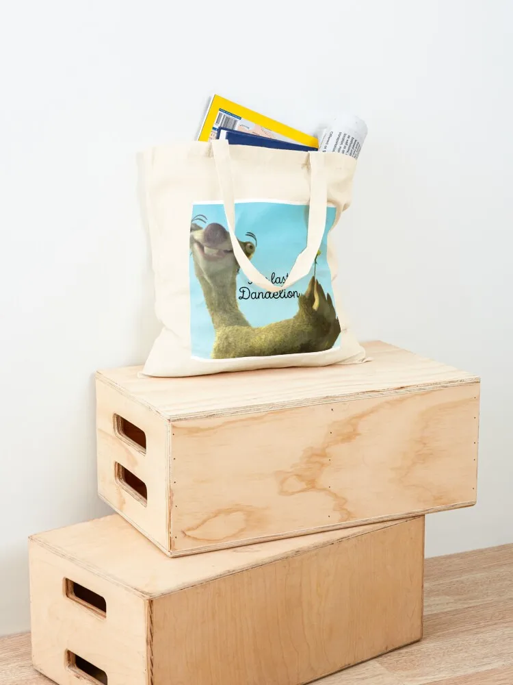 The Last Dandelion sloth meme Tote Bag حقيبة نسائية حقيبة نسائية للمتسوقين