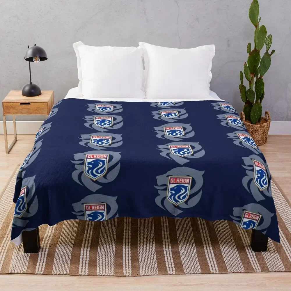 Seattle Ol Reign FC Crest Throw Blanket Weighted Sofa Throw Decoratives Blankets