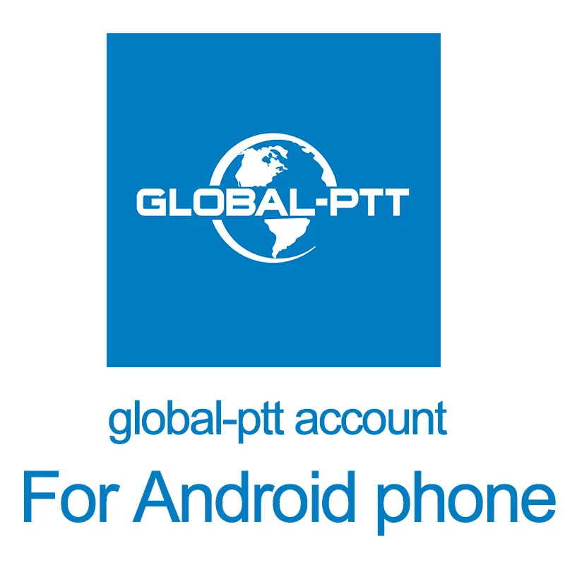 

global-ptt extra account for android phone tablet to communicate with global-ptt POC walkie talkie