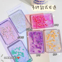 Fruit Fluid Acrylic Brick Transparent DIY Guka Photo Frame 3-inch Photo Sticker Decoration Keychain