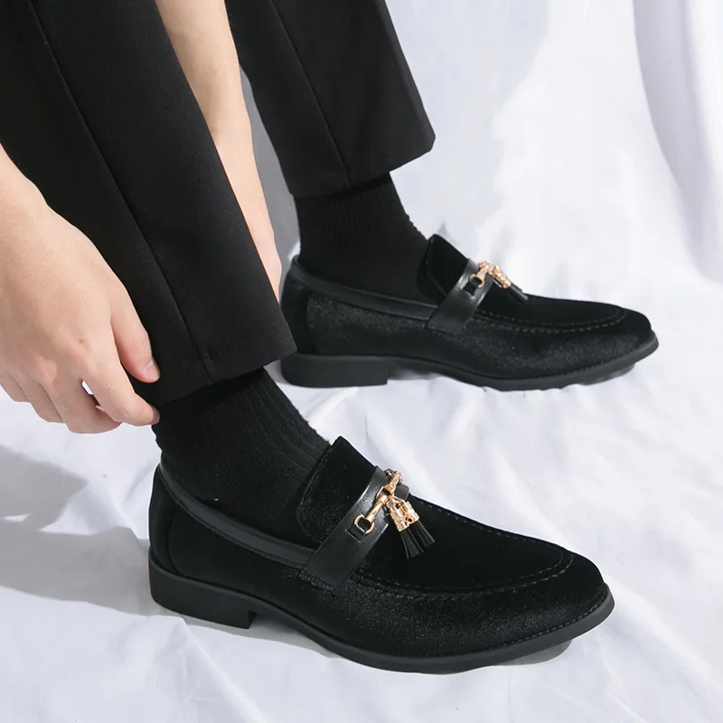 Fashion designer new styles shoes for men loafer Trendy brand Wedding Party Outdoor Activities Men\'s Shoes Large size 38-46