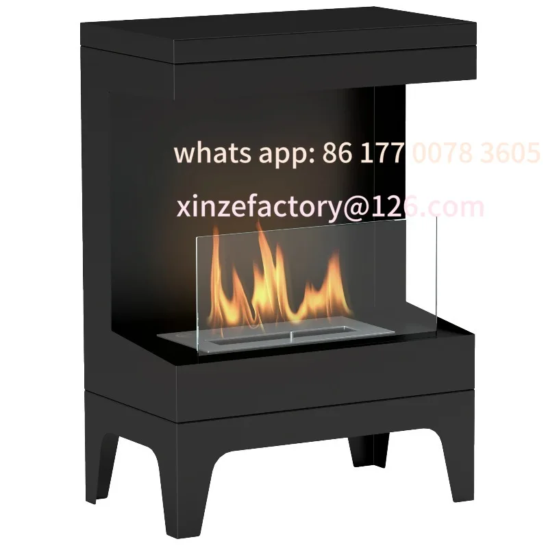 

Customizable Standing Stove with 0.9 L Tank Stainless Steel Arrester Burn Time 3.3H
