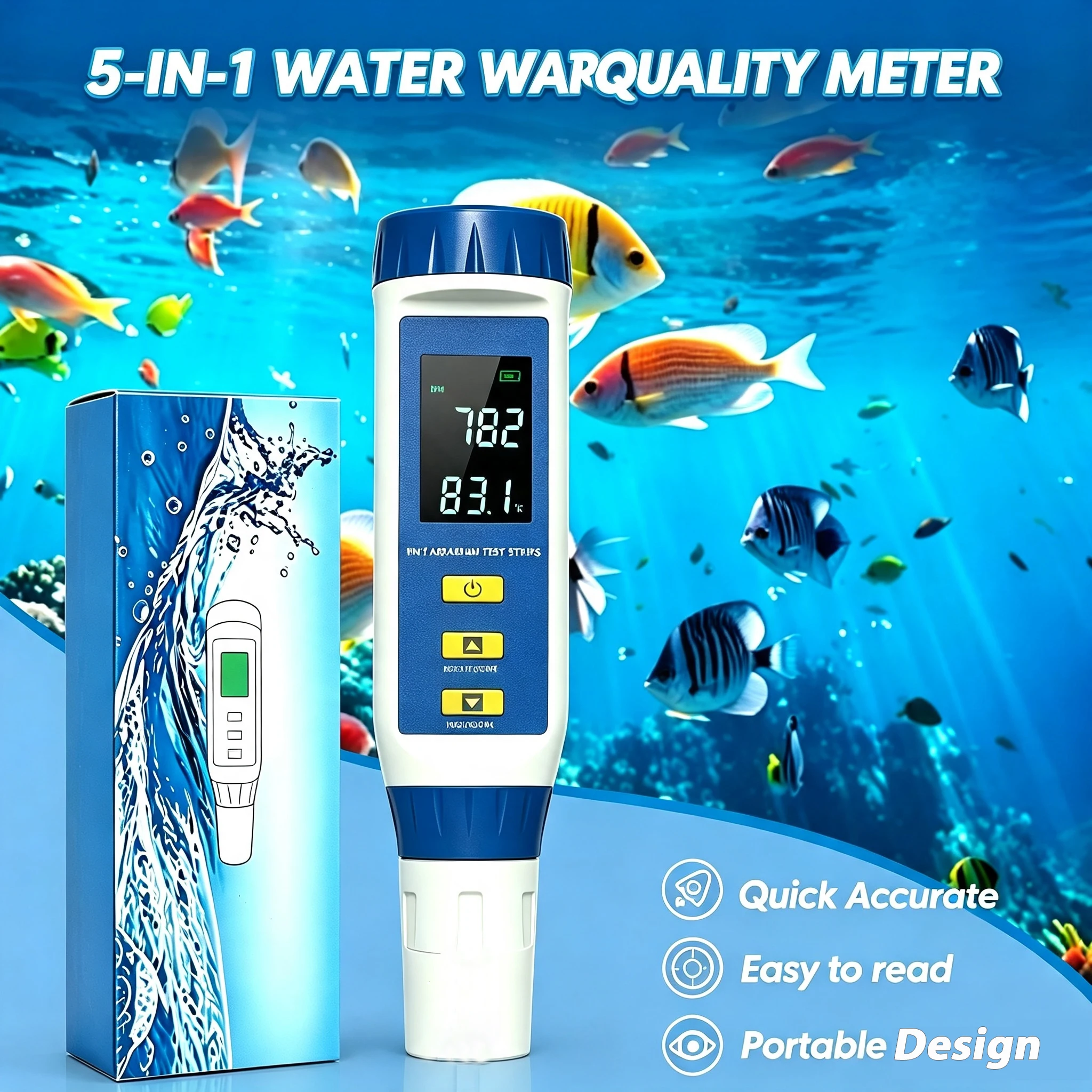 Water Testing Kit - INSOMA Tester per Acqua da Acquario