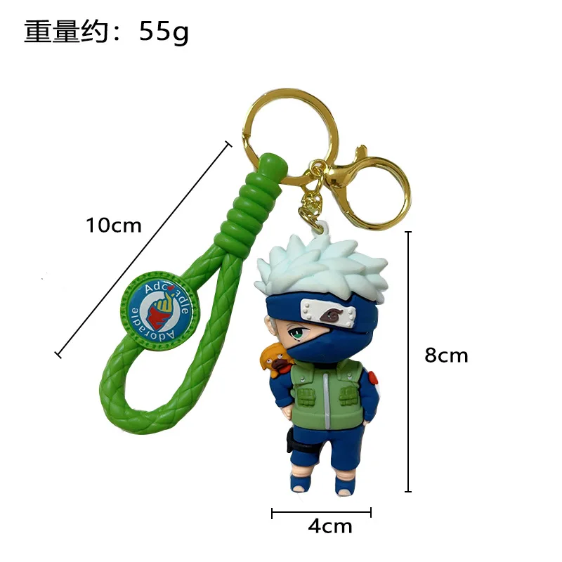 Breloczek Naruto Anime Śliczna Figurka z Kreskówki Akcesoria do Plecaka Samochodu Prezent dla Pary Hurt