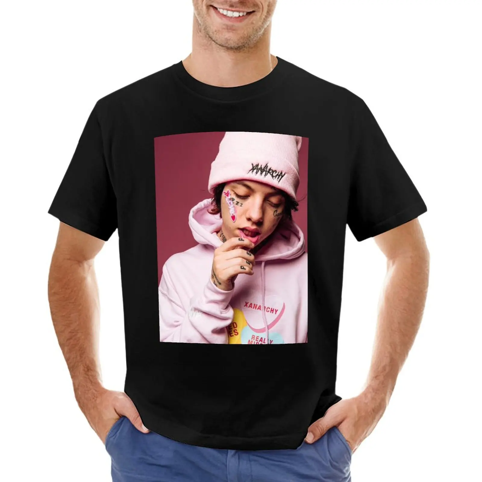 

Lil Xan T-Shirt anime t shirts man t shirt cotton graphic tees anime shirts men