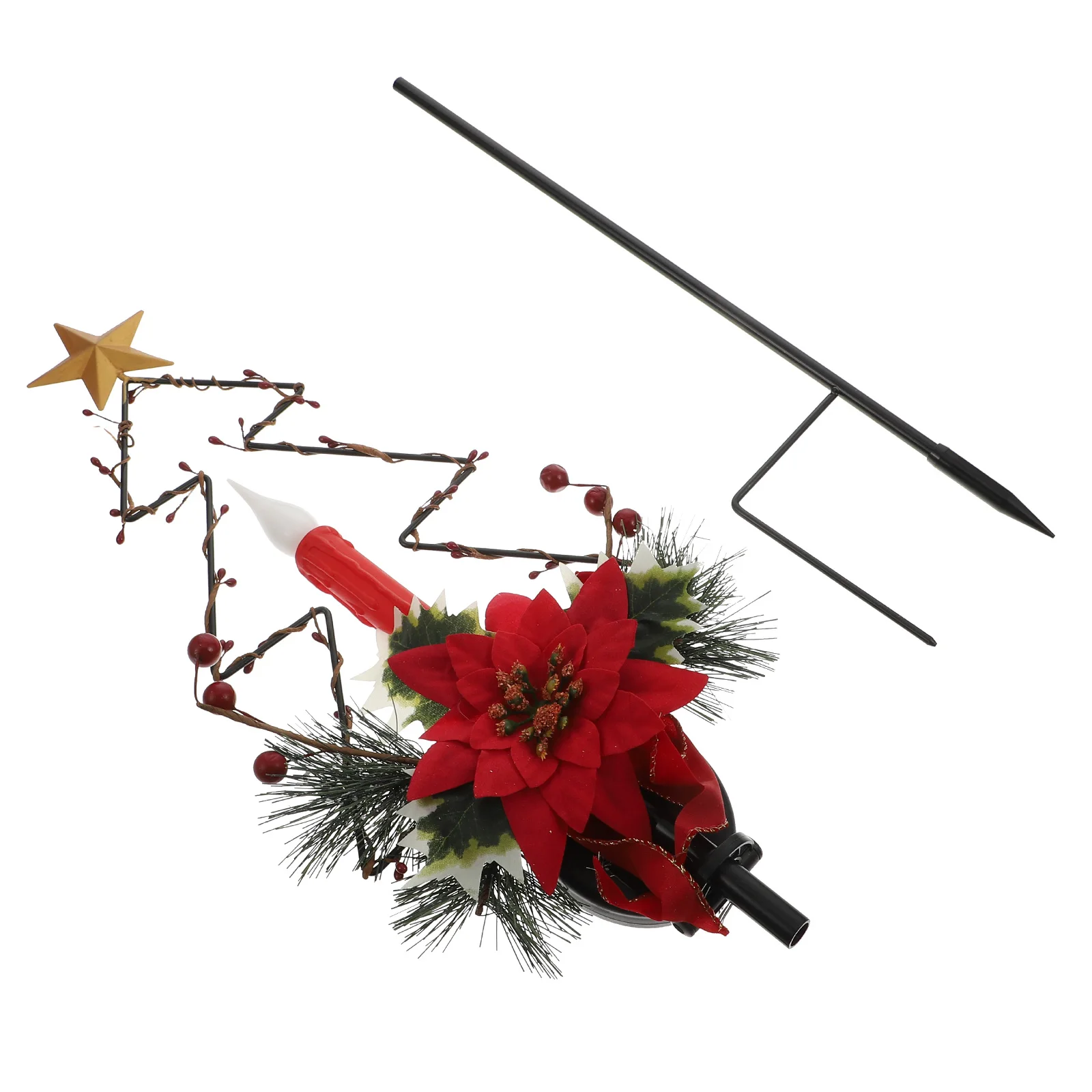 

Light Solar-powered Lawn Lights Outdoor Christmas Decor Xmas Ground Lamp Scene Lighting Garden