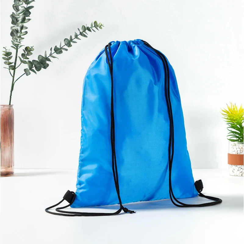 Sac à dos Oxford String avec poche à sangle pour enfants, sac d'alpinisme extérieur, sac de natation et de fitness, 42cm