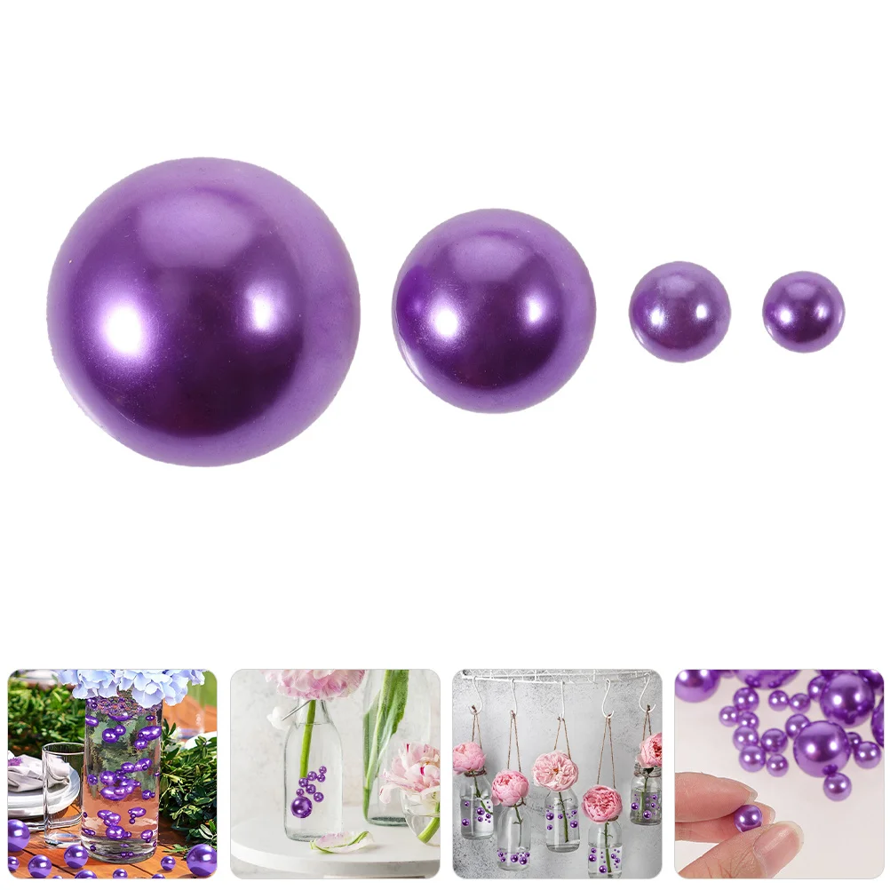 

110Pcs Faux Pearl Vase Decor Beads Lightweight Floating Artificial Pearls for Vase Filling Cup Filler Pearls for Vases