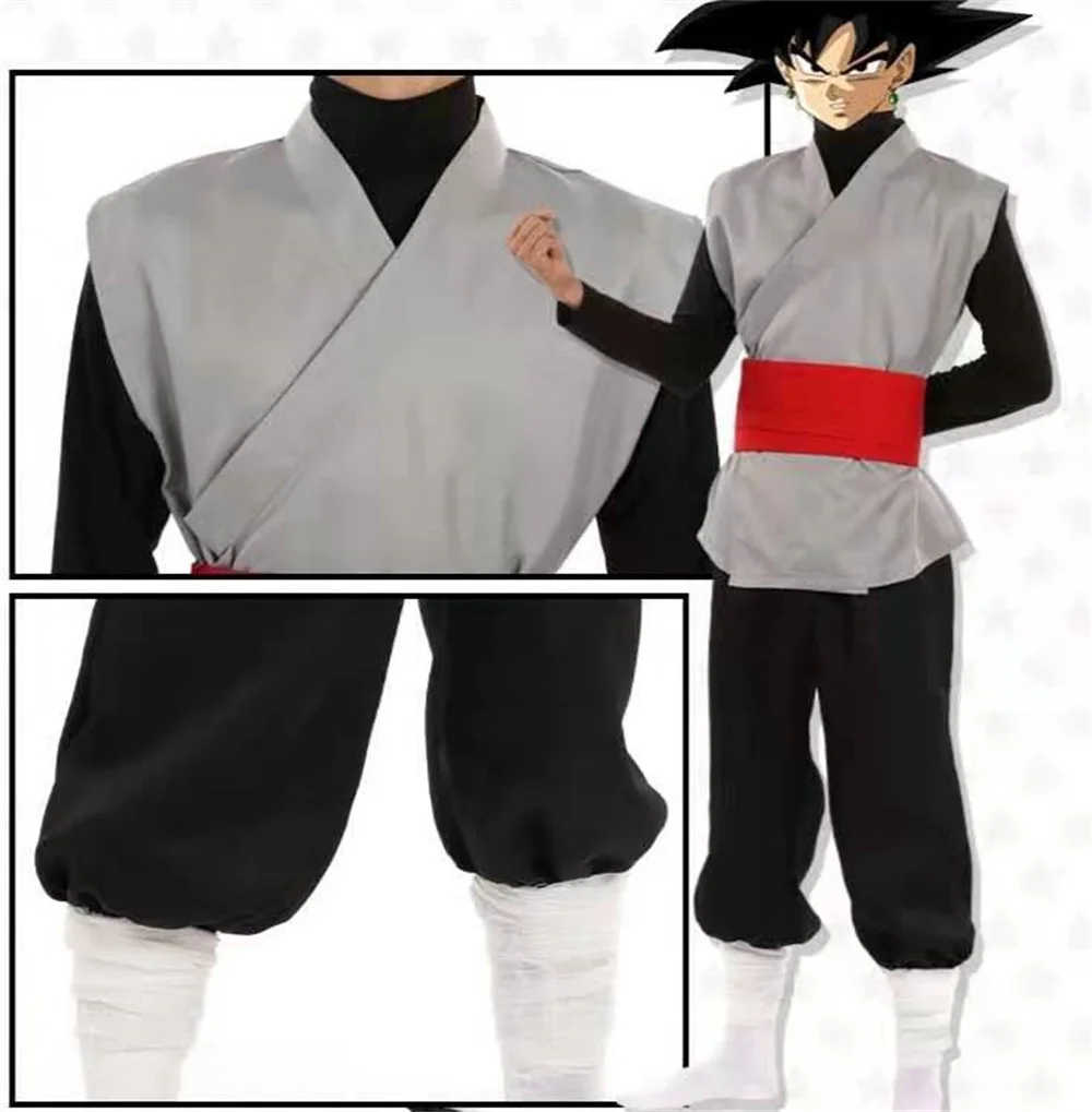 Anime Dragon Ball Z Super Son Goku Black Zamasu Kai Goku Black Cosplay Costume Outfits Halloween Carnival Suit Birthday Gift