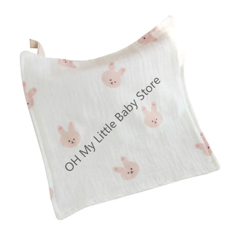 

M76C Полотенце для лица для новорожденных, многоразовая 4-слойная ткань для мытья малышей, нагрудник для кормления при зубов