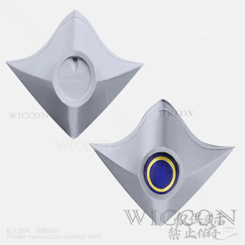 أنيمي لعبة LOL تأثيري Ezreal الأسلحة الأيدي ثلاثية الأبعاد الدعائم الفضة كوس حمض البوليلاكتيك لجميع القديسين هدايا حفلات عيد الميلاد رجل مخصص