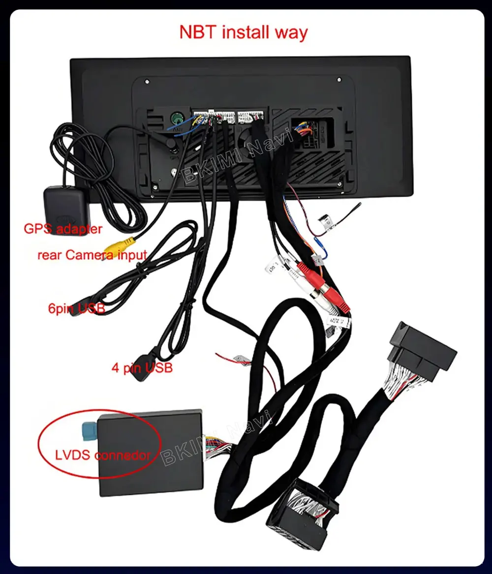 Android 15 CarPlay für BMW 3/4 Serie F30 F31 F32 F33 F34 F36 2013 - 2019 NBT/EVO System Auto Video Multimedia Player WiFi GPS – Detail 22
