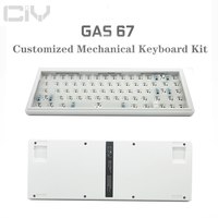 ZUOYA GAS67 Hot Swap RGB Gaming Mechanical Keyboard Kit WiredSupport DIY Gasket Structure Customized Keyboard Kit