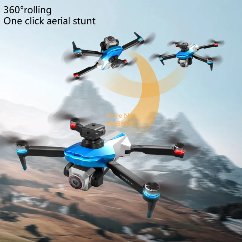 4K ESC Borstelloze Optische Stroom Hover FPV Afstandsbediening Met Scherm Drone 2.4G Obstakel vermijden 3D Roll Headless RC Quadcopter