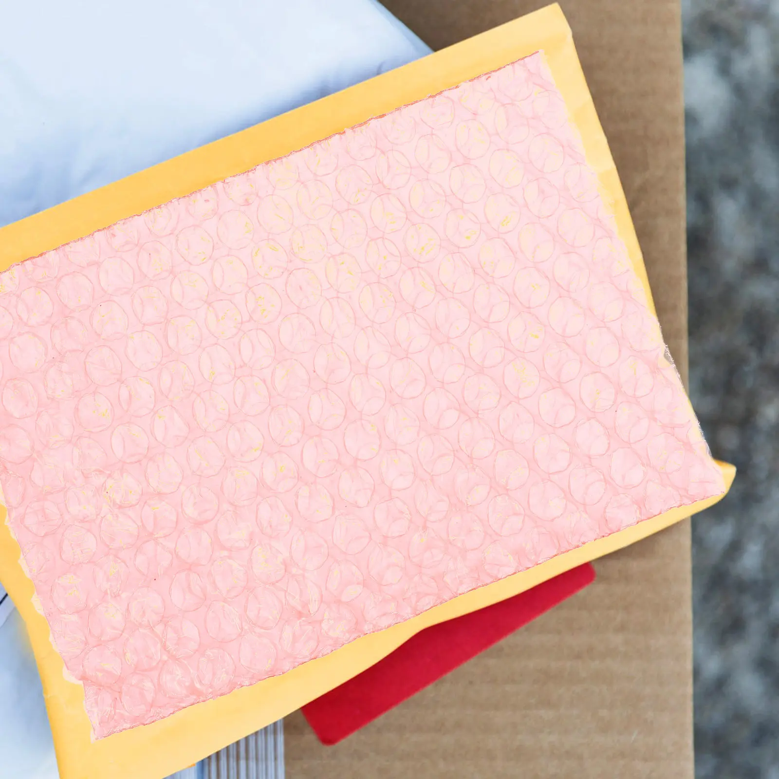 100 Pcs Anti-Static Bubble Bags Packaging Envelopes Pouches for Shipping Packing