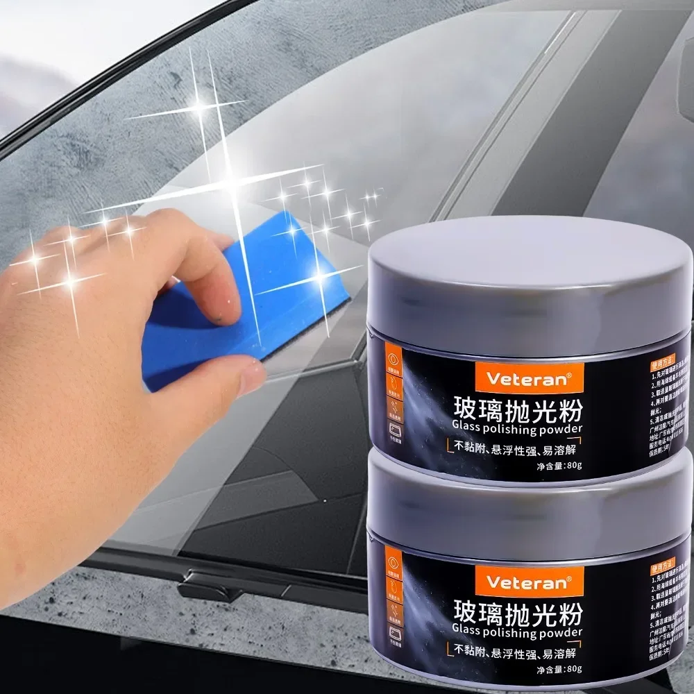 Car Glass Polishing Powder Car Windshield Degreasing Film Cerium Dioxide Cleaning Powder Window Oxidation Scratch Repair Agent