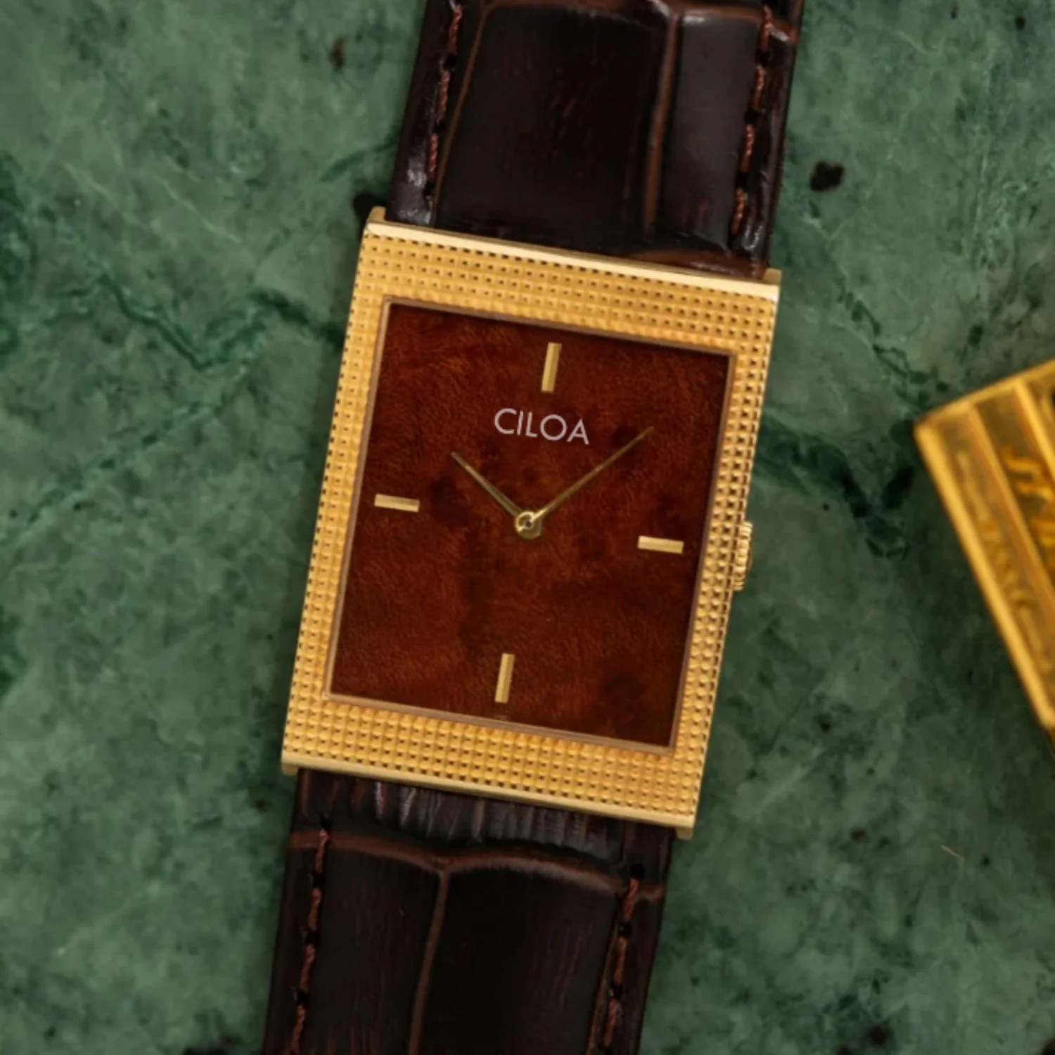 CILOA red square watch men's luxury gift 2026 new trend fashionable casual retro waterproof men's quartz watch