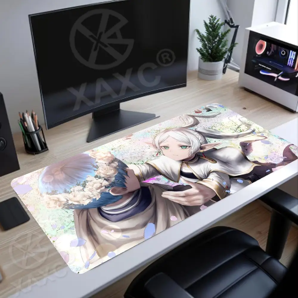 New Mouse Pad Larger XXL Frieren Beyond Journey End Speed Pc Computer Keyboard Pads Desk Mat GamingAccessories Home MousepadXAXC