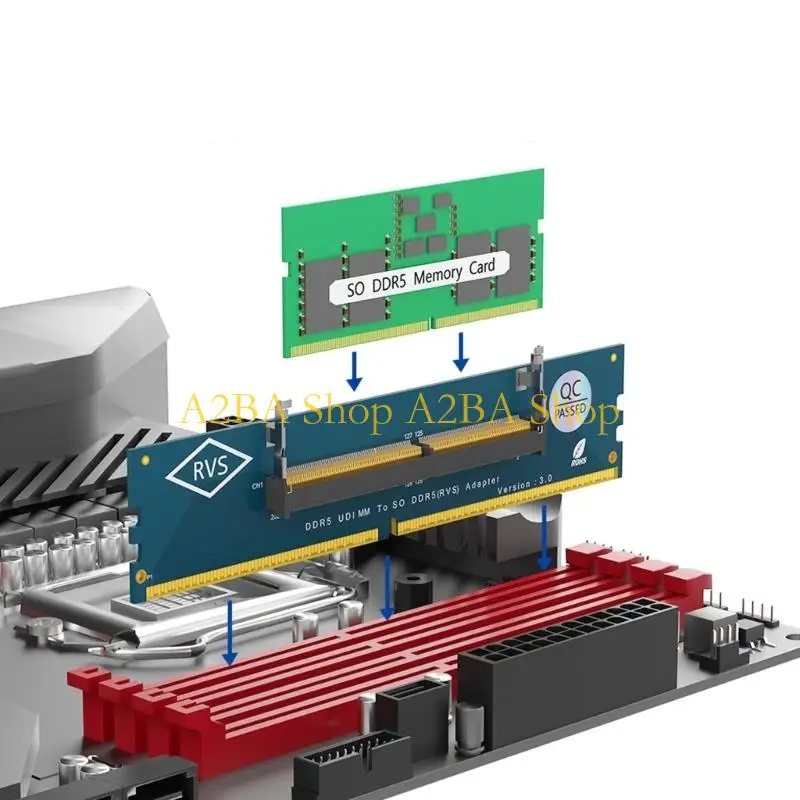 

A2BA DDR5 DDR4 DDR3 Transfer Board For Converting Laptop To Desktop Arrange Using Strong Metal Transmission