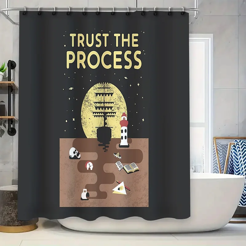 

Galaxy Space Curtain Nebula Starry Sky Shower Curtain Universe Planet Home Decor Washable Bathroom Fabric