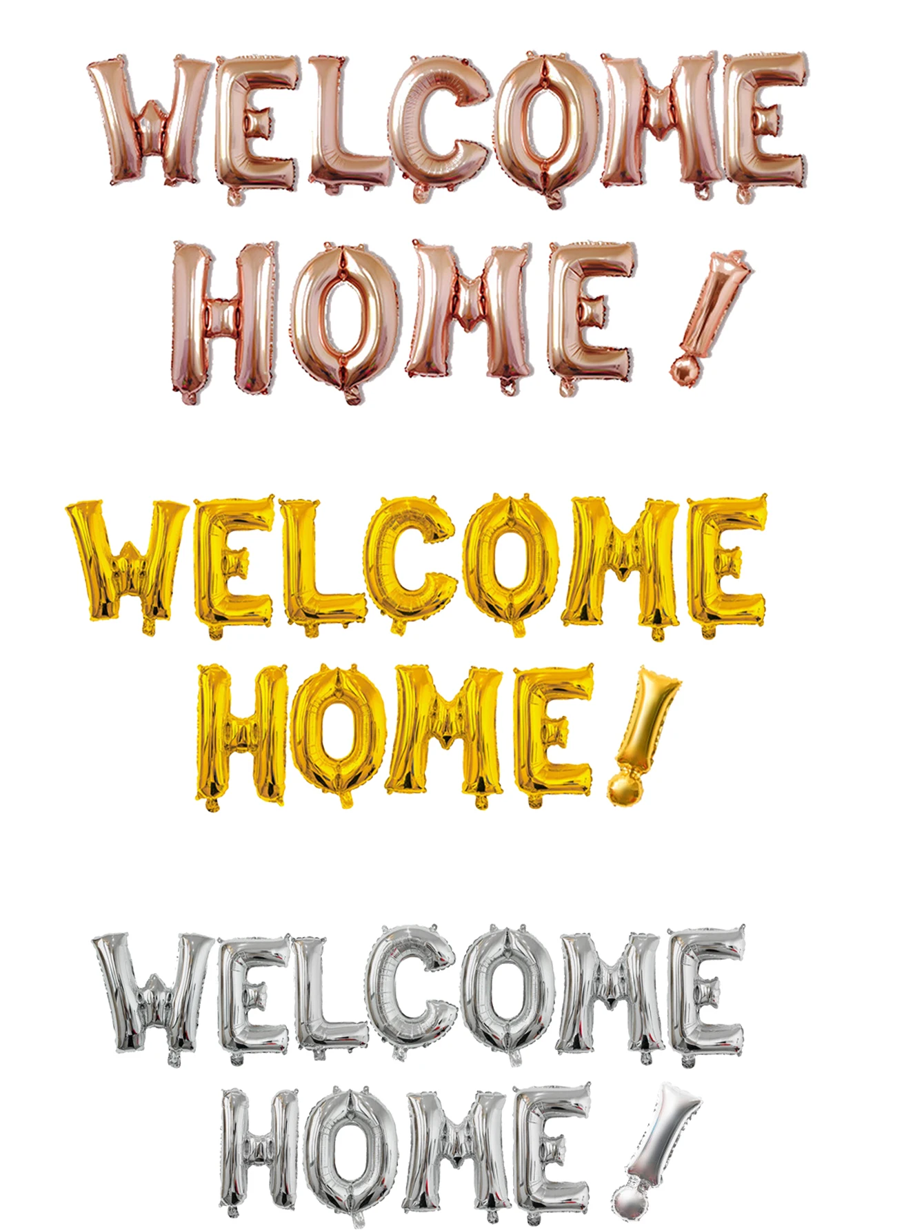 16 Inch Welcome Home ! Letter Balloons Back To School Home Party Decorations Air Balloon Banners 16pcs/lot