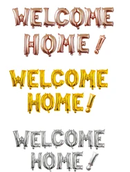16 Inch Welcome Home Letter Balloons Back To School Home Party Decorations Air Balloon Banners