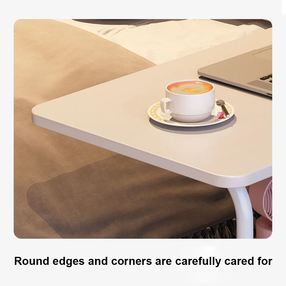 60 X 40cm  Adjustable Height Rolling Desk Mobile Standing Desk, Computer Table, Mobile Stand Up Table with Wheels & Storage