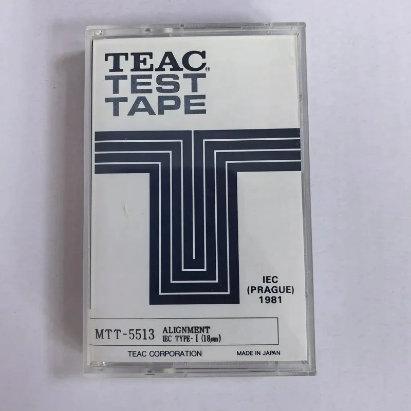 TEAC TEST TAPE MTT-5513 ALIGNMENT BLANK TAPE,Recording Response Test For IECI(Normal) Tape Thickness18μm