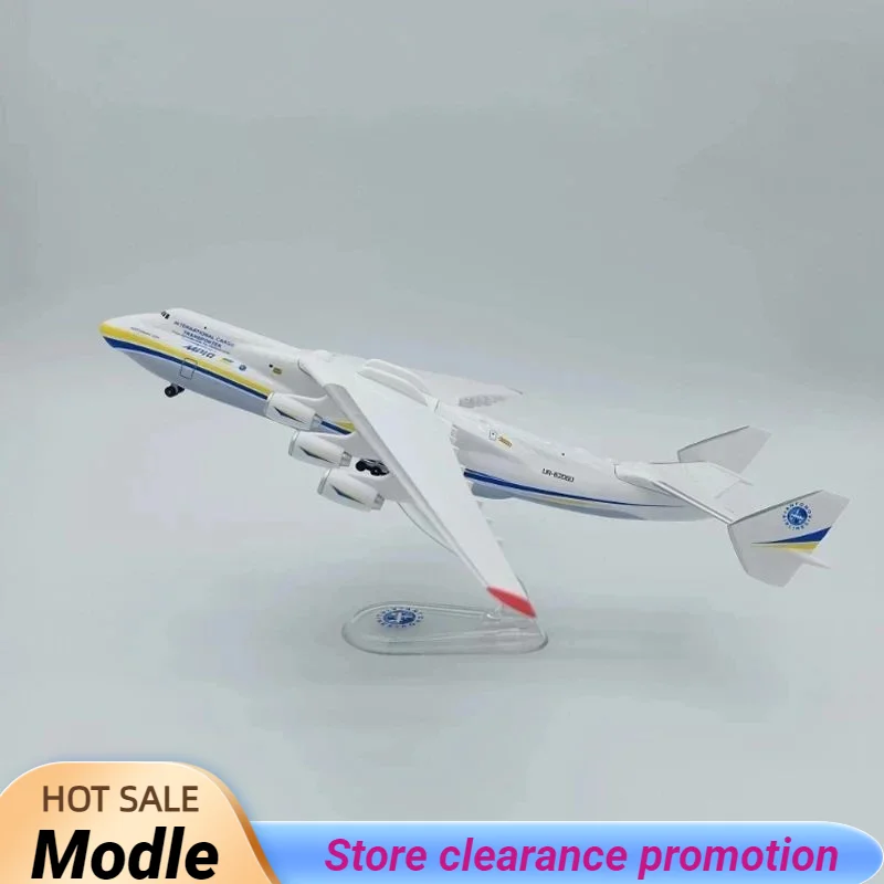 Antonov Ukraine An-225 An124 1/400 Scale 21cm Static Aircraft Model StrategicTransport ABS Plastic Aircraft Model Collection Toy